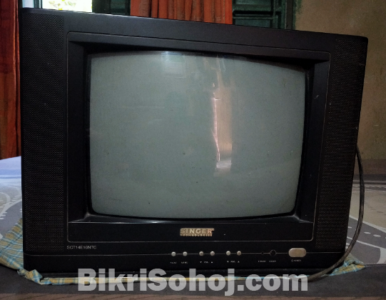Singer 14 inch color tv